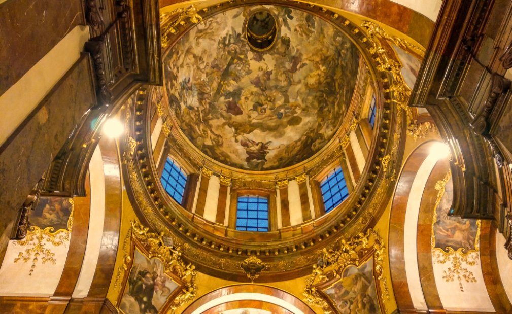 Interior of the St. Francis Church