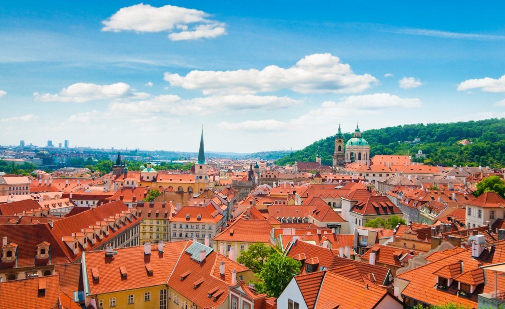 View over the Lesser Town from the Lobkowicz Palace