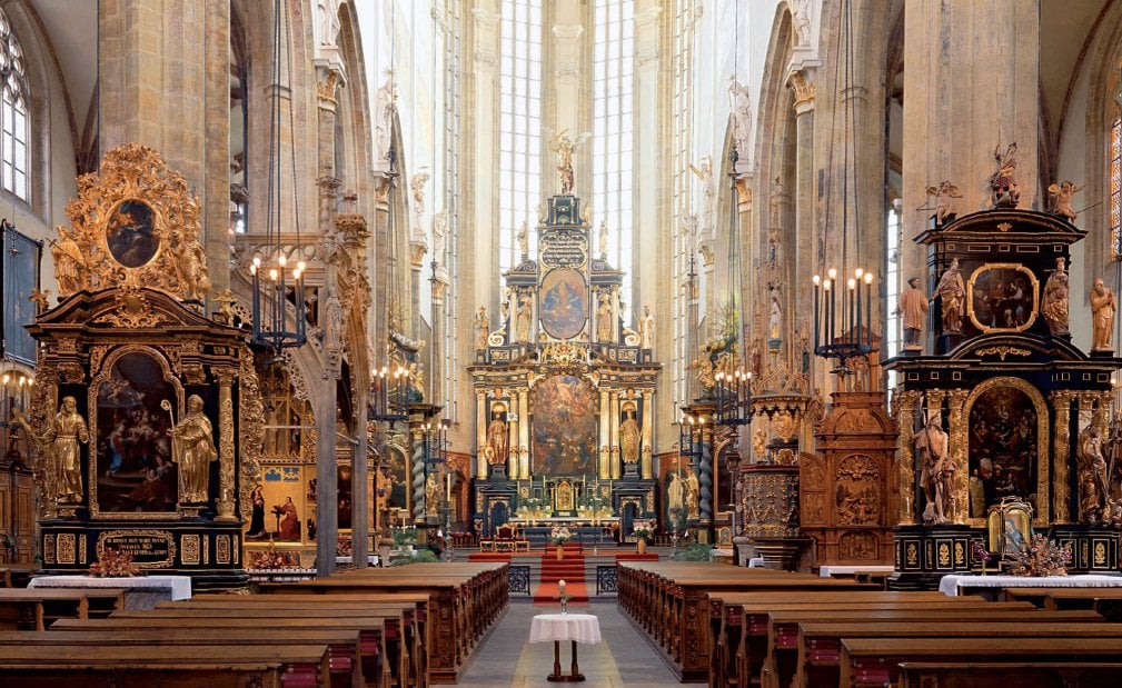 Interior of the Tyn Church in Prague