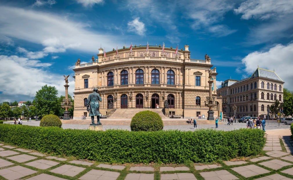 The Rudolfinum concert building in Prague
